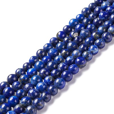 Natural Lapis Lazuli Beads Strands G-F561-5mm-G-1