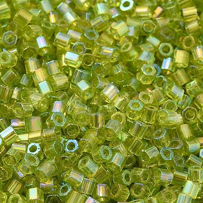 Transparent Colours AB Glass Seed Beads SEED-S042-19B-01-1