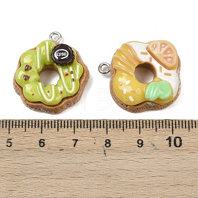 Opaque Resin Pendants FIND-Z104-02P-1