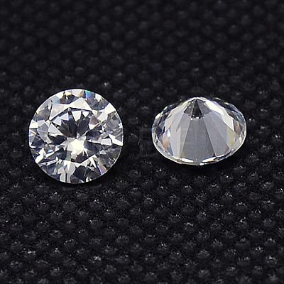 Diamond Shape Grade AAA Cubic Zirconia Cabochons ZIRC-J013-01-3mm-1
