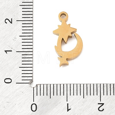 304 Stainless Steel Rhinestone Pendants RB-CBAB4B7-01H-G-1