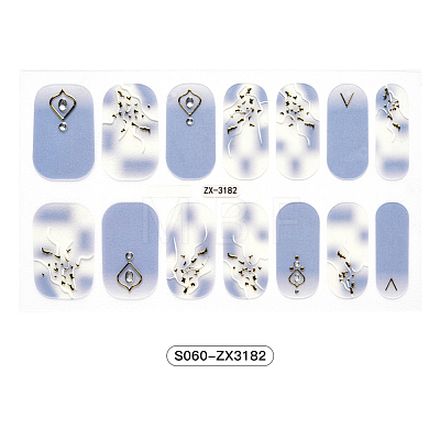 Full Cover Nombre Nail Stickers MRMJ-S060-ZX3182-1