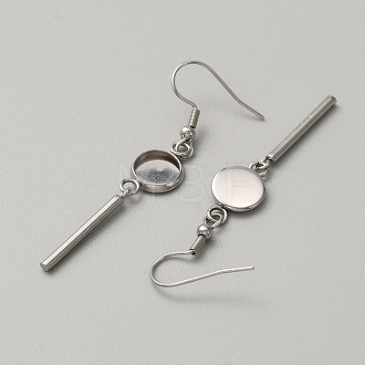 314 Stainless Steel Earring Hooks STAS-WH0046-01E-1