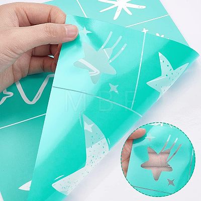 Self-Adhesive Silk Screen Printing Stencil DIY-WH0173-021-U-1