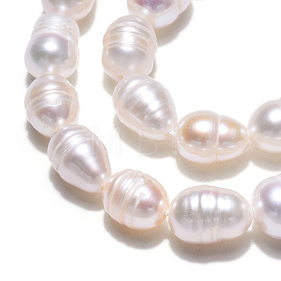 Natural Cultured Freshwater Pearl Beads Strands PEAR-N012-05J-1