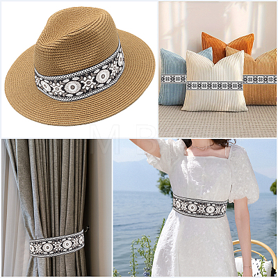 5M Vintage Jacquard Polyester Ribbon OCOR-CY0004-44D-1