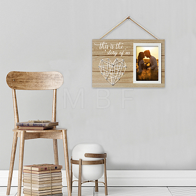 MDF Photo Frame DJEW-WH0036-003-1