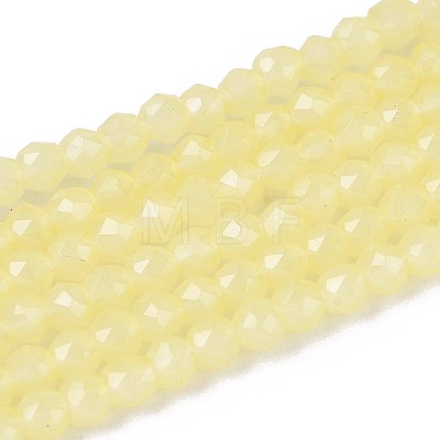 Imitation Jade Glass Beads Strands GLAA-T028-2mm-11H-1