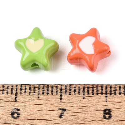 Opaque Acrylic Beads OACR-N139-11-1