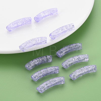 Transparent Crackle Acrylic Beads CACR-S009-001A-N47-1