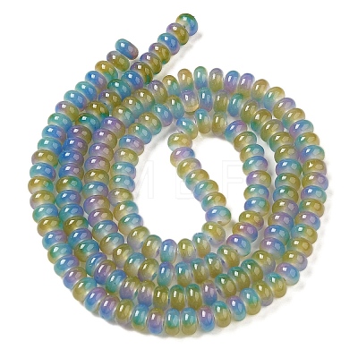 Baking Paint Glass Beads Strands DGLA-C003-01B-1