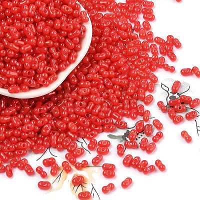 Baking Paint Glass Seed Beads SEED-L011-09A-14-1