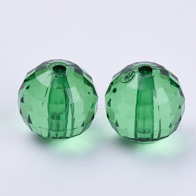 Transparent Acrylic Beads TACR-Q254-22mm-V17-1