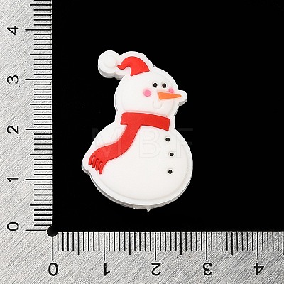 Christmas Theme Silicone Focal Beads SIL-G011-09A-1