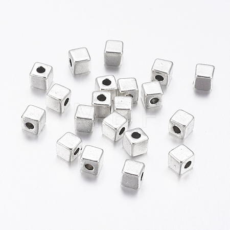 Tibetan Style Alloy Spacer Beads X-LFH10390Y-1