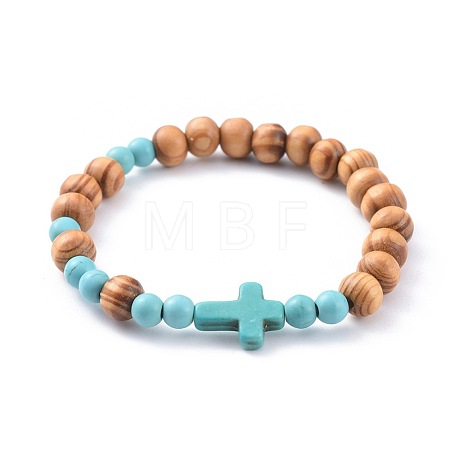 Stretch Bracelets BJEW-JB04620-01-1