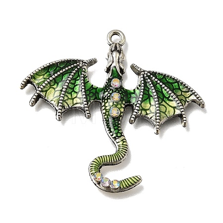 Alloy Enamel Pendants RB-CBA8124-01-1