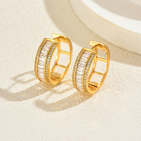 Brass Hoop Earrings KZ9800-1