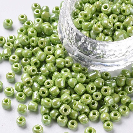 6/0 Glass Seed Beads SEED-A012-4mm-124-1