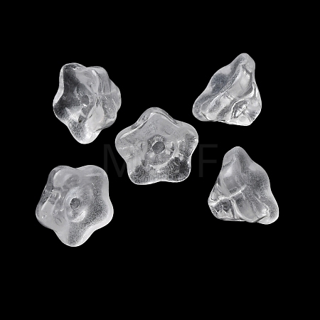 Baking Paint Transparent Glass Beads GLAA-T025-81C-10-1