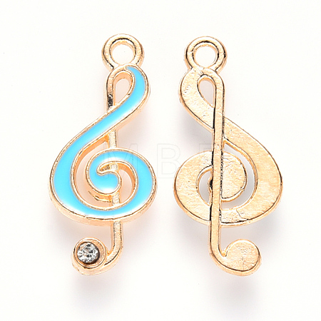 Alloy Enamel Pendants ENAM-S121-021-1