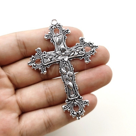 Vintage Tibetan Style Zinc Alloy Pendants PW-WG2C8B8-01-1
