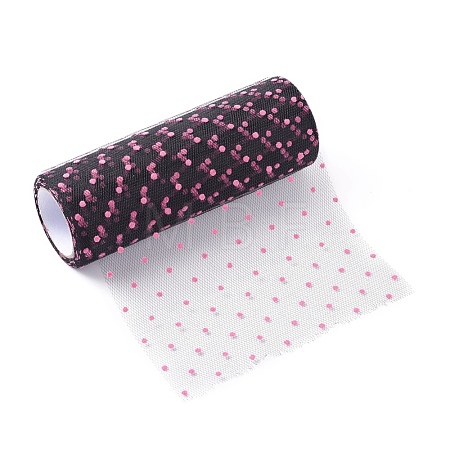 Polka Dot Deco Mesh Ribbons OCOR-I005-F02-1