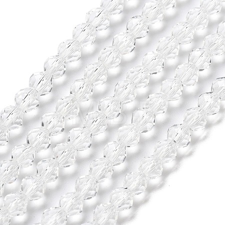 Transparent Glass Beads Strands GLAA-A014-03L-1