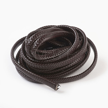Braided Leather Cord WL-F009-C02-12x6mm-1