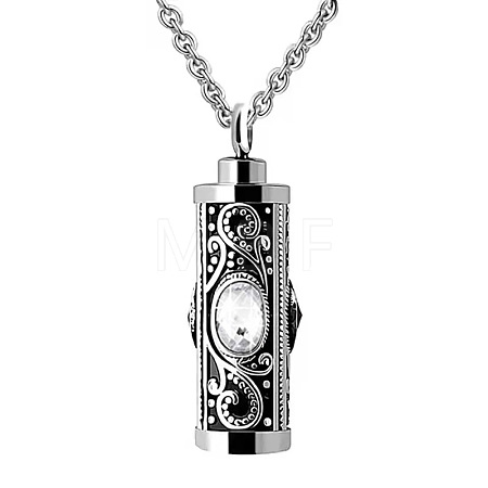 Stainless Steel Pendant Necklaces PW-WG89792-04-1