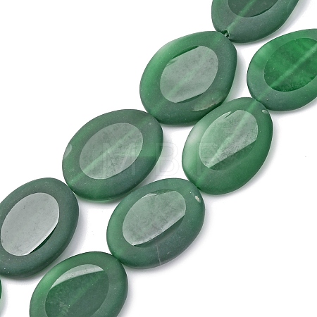 Natural Green Onyx Agate Beads Strands G-P570-B02-01-1