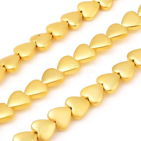 Electroplated Non-magnetic Synthetic Hematite Beads Strands G-F682-06A-G-1