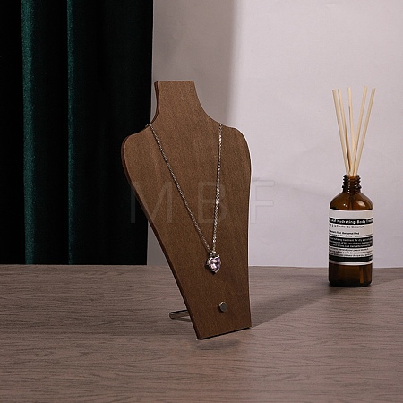 Vase Shaped MDF & Iron Pendant Necklace Jewely Display Stands NDIS-G008-01B-01-1