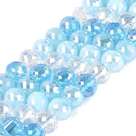 Electroplate Mixed Styles Glass Beads Strands EGLA-N022-17A-A01-1
