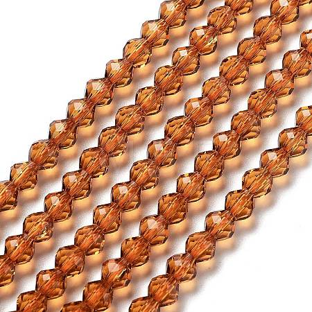 Transparent Glass Beads Strands GLAA-A014-03J-1