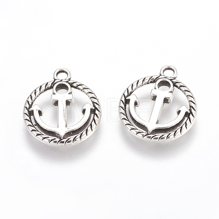 Tibetan Style Alloy Pendants X-TIBEP-3768-AS-LF-1