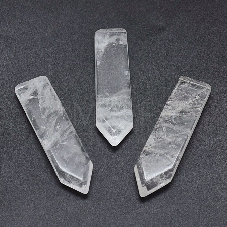 Natural Quartz Crystal Cabochons G-P384-E10-1
