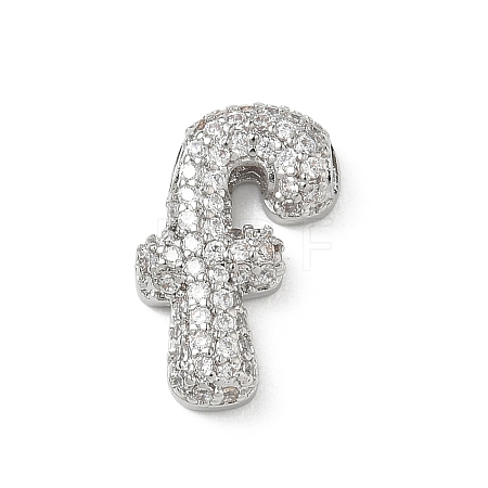 Brass Micro Pave Cubic Zirconia Pendants KK-A300-02P-F-1