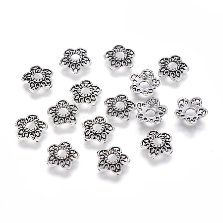 Tibetan Style Alloy Bead Caps LS-LF10597Y-1