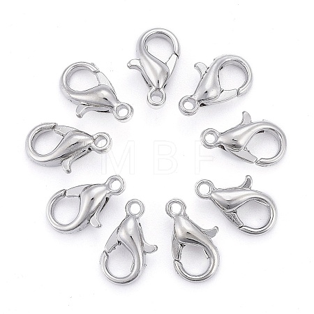 Zinc Alloy Lobster Claw Clasps E103-1