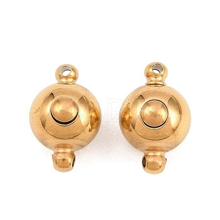 304 Stainless Steel Box Clasps STAS-Z203-02G-1
