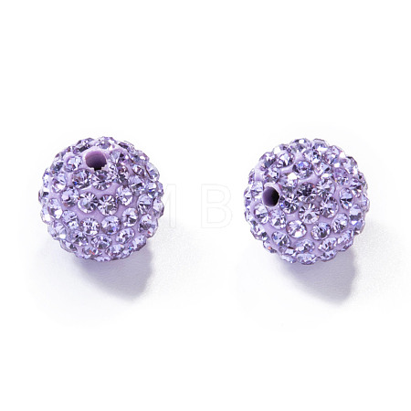 Pave Disco Ball Beads X-RB-H258-10MM-371-1