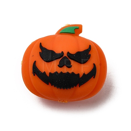 Halloween Silicone Focal Beads SIL-P011-01D-1
