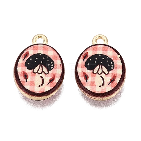 Printed Alloy Pendants PALLOY-SZC0008-05R-1