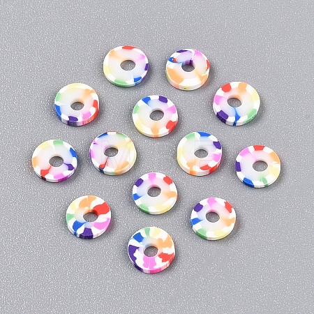 Handmade Polymer Clay Beads CLAY-N012-01G-1