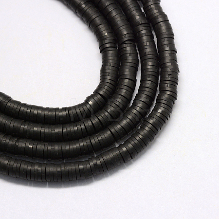 Handmade Polymer Clay Beads X-CLAY-R067-3.0mm-42-1