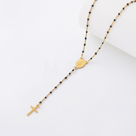 Vintage Resin Rosary Bead Necklaces TM3459-3-1