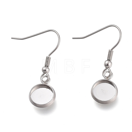 Tarnish Resistant 304 Stainless Steel Earring Hooks X-STAS-H114-10P-1