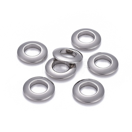 Non-Tarnish 304 Stainless Steel Linking Rings STAS-L218-13B-P-1