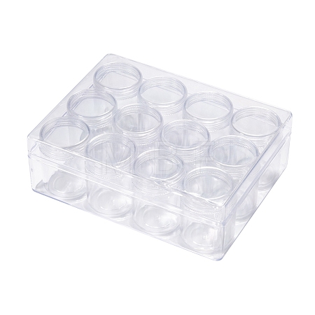 Plastic Bead Storage Containers LS-C002Y-1
